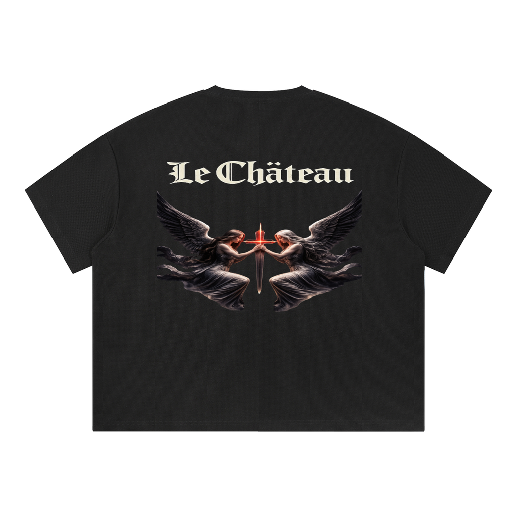 Faith in the city Unisex Waffle Boxy T-Shirt