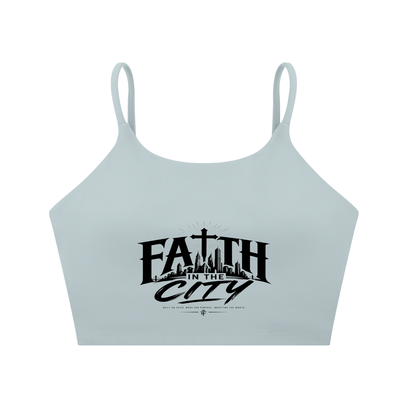 Faith In The City Yoga Sports Bra