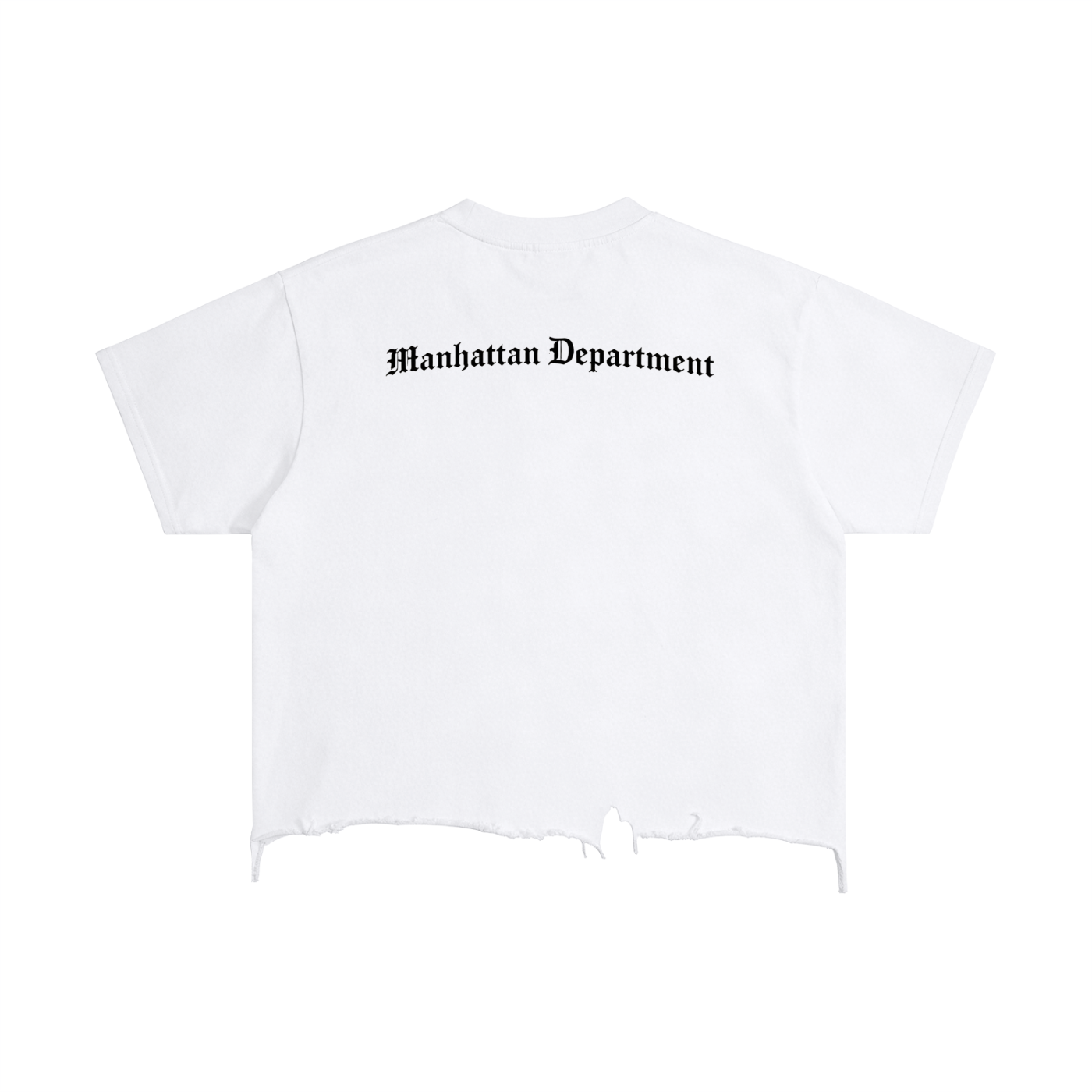 Vintage Wash Boxy Distressed Hem T-Shirt