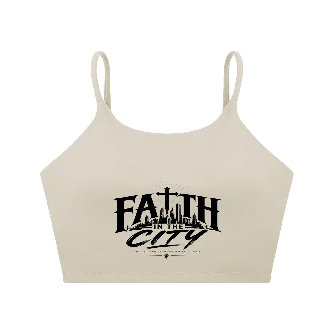 Faith In The City Yoga Sports Bra