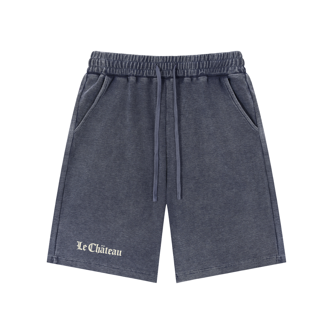 Mineral Wash Waffle Knit Shorts