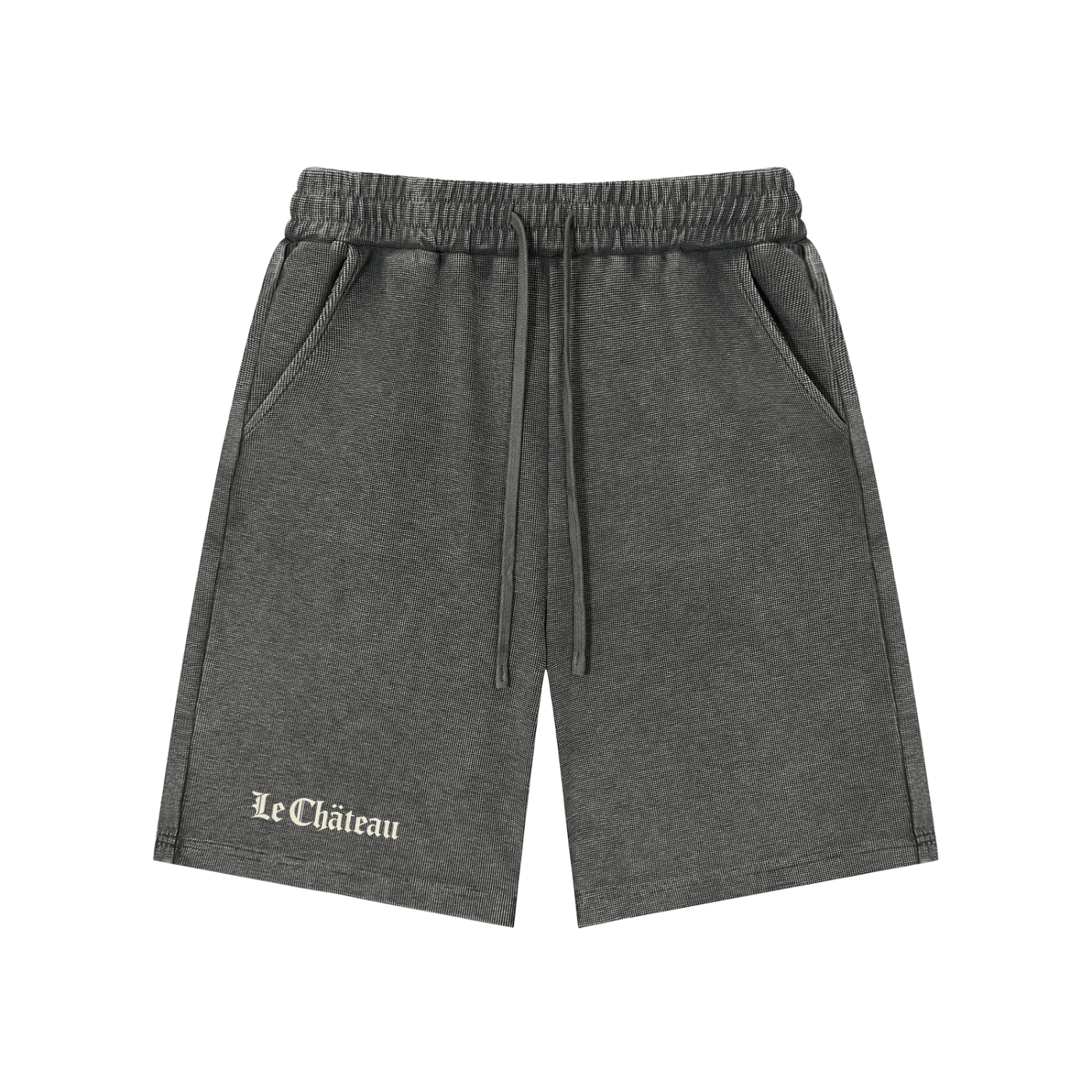 Mineral Wash Waffle Knit Shorts