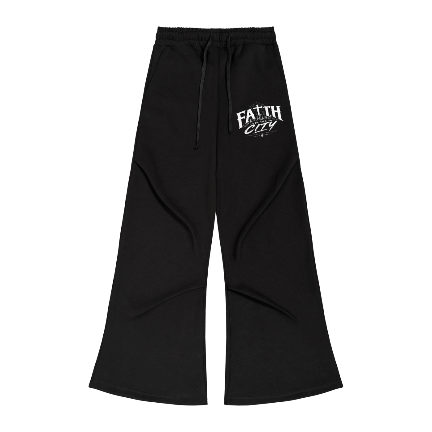 Wide Leg Drawstring Sweatpants