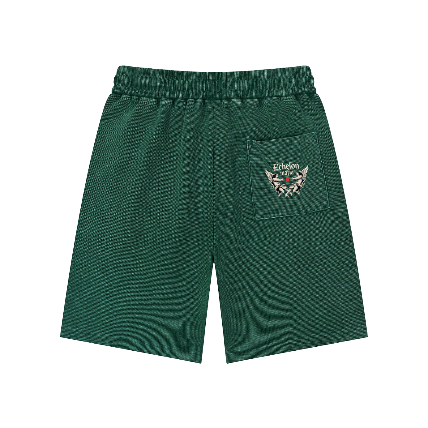 Mineral Wash Waffle Knit Shorts