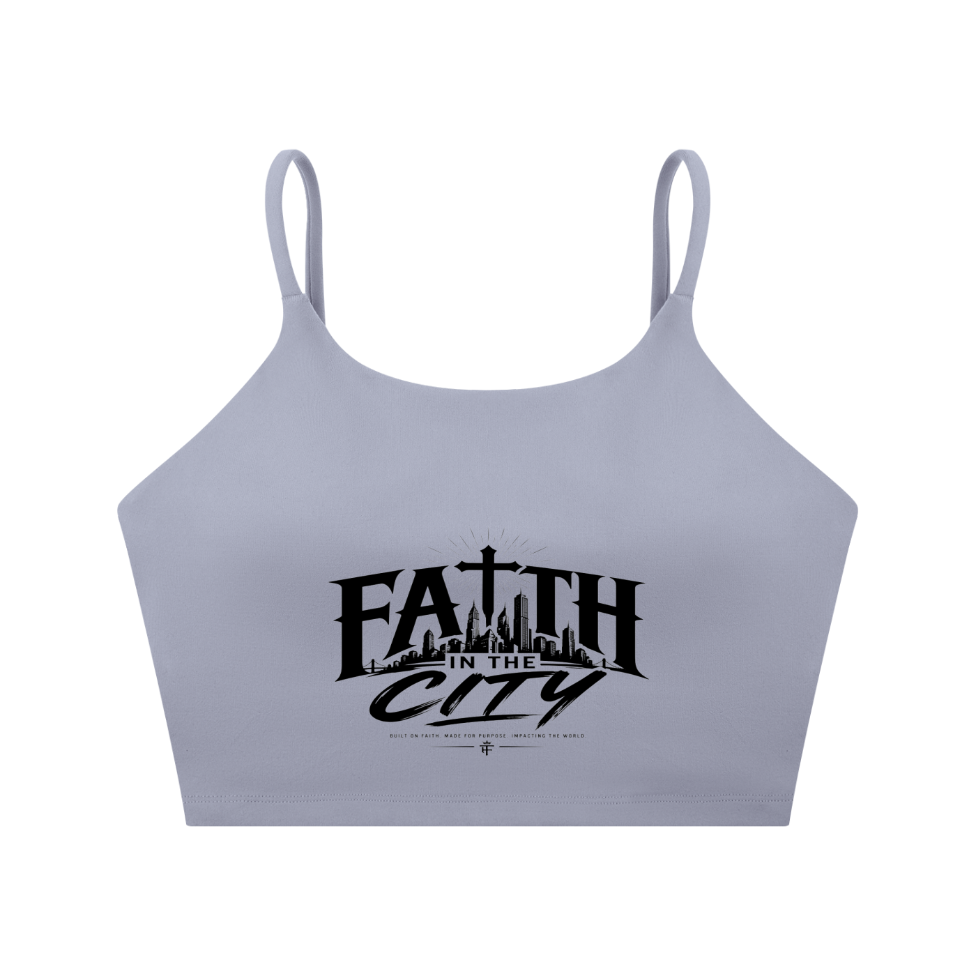Faith In The City Yoga Sports Bra