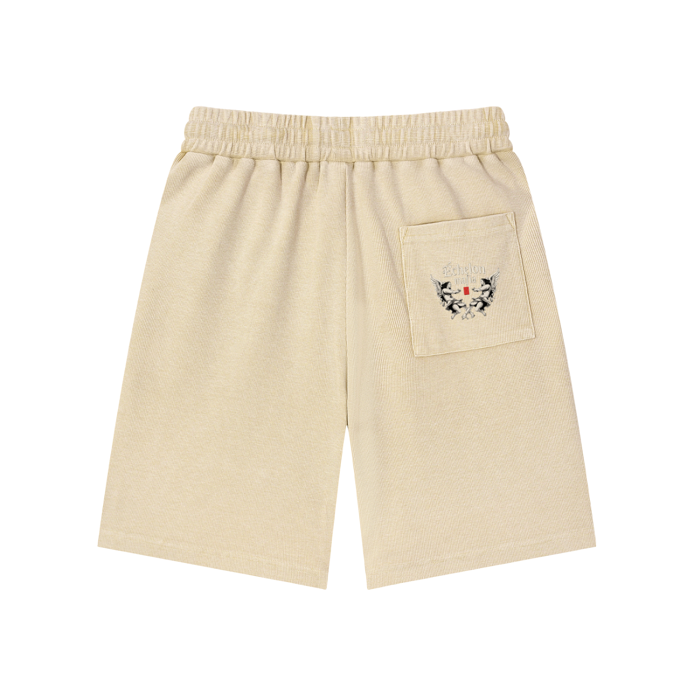 Mineral Wash Waffle Knit Shorts
