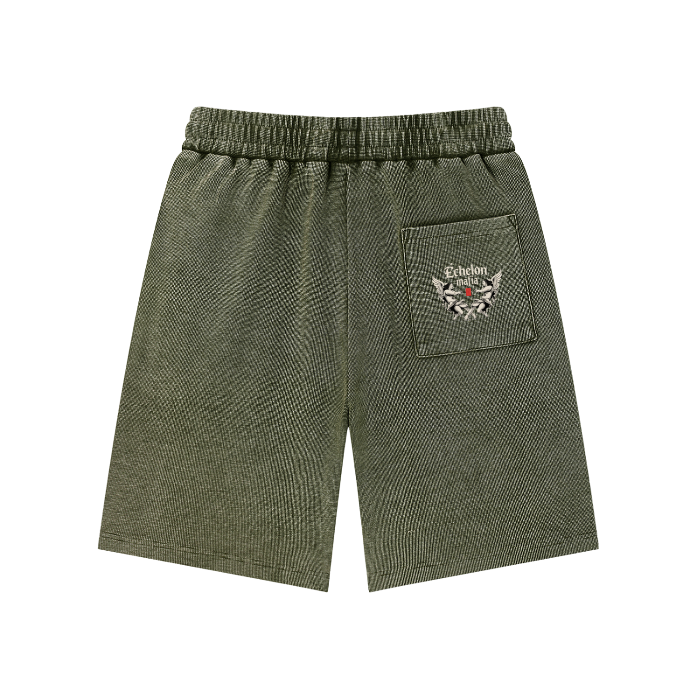 Mineral Wash Waffle Knit Shorts