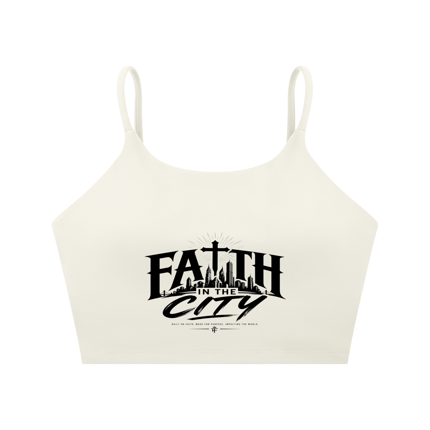 Faith In The City Yoga Sports Bra