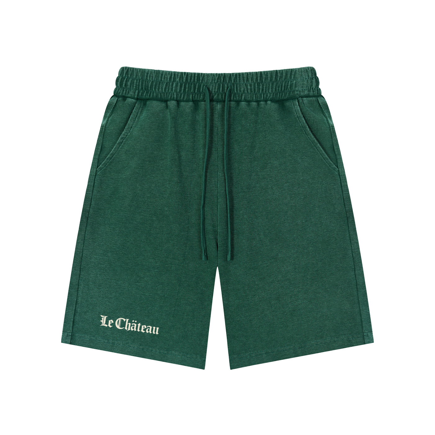 Mineral Wash Waffle Knit Shorts