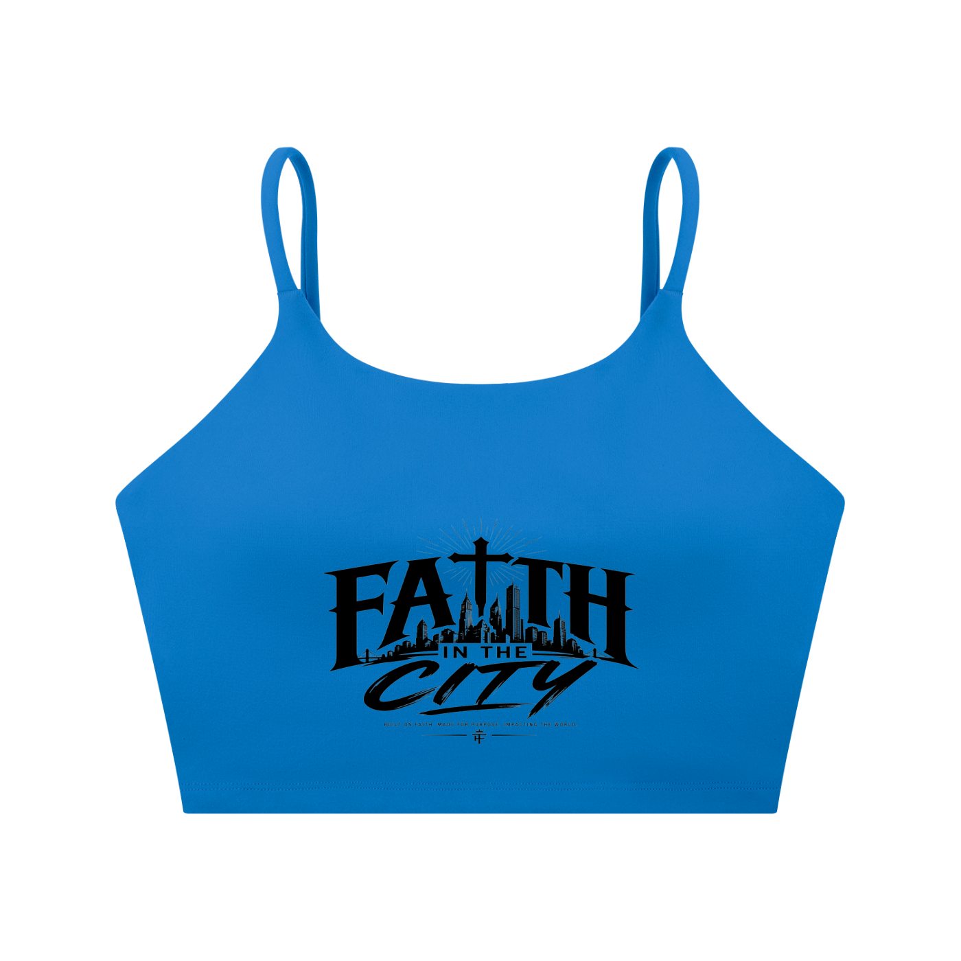 Faith In The City Yoga Sports Bra