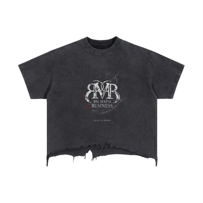 Midnight Distressed Hem T-Shirt