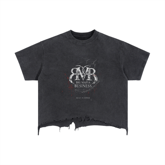 Midnight Distressed Hem T-Shirt