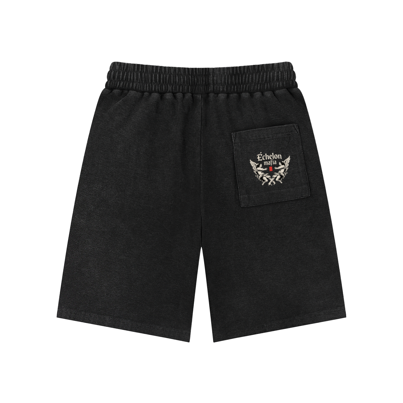 Mineral Wash Waffle Knit Shorts