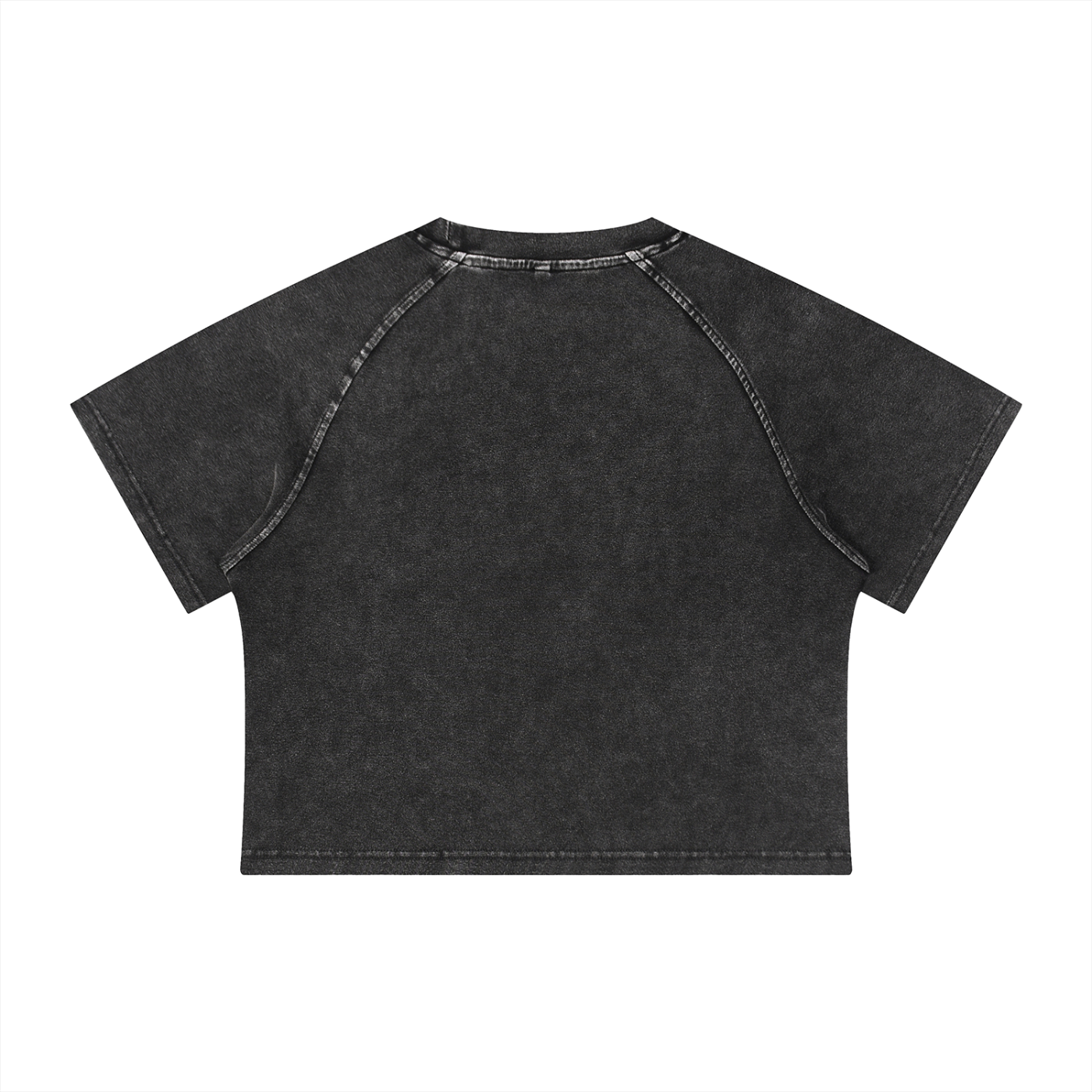 Women's Mineral Wash Raglan Crop T-Shirt