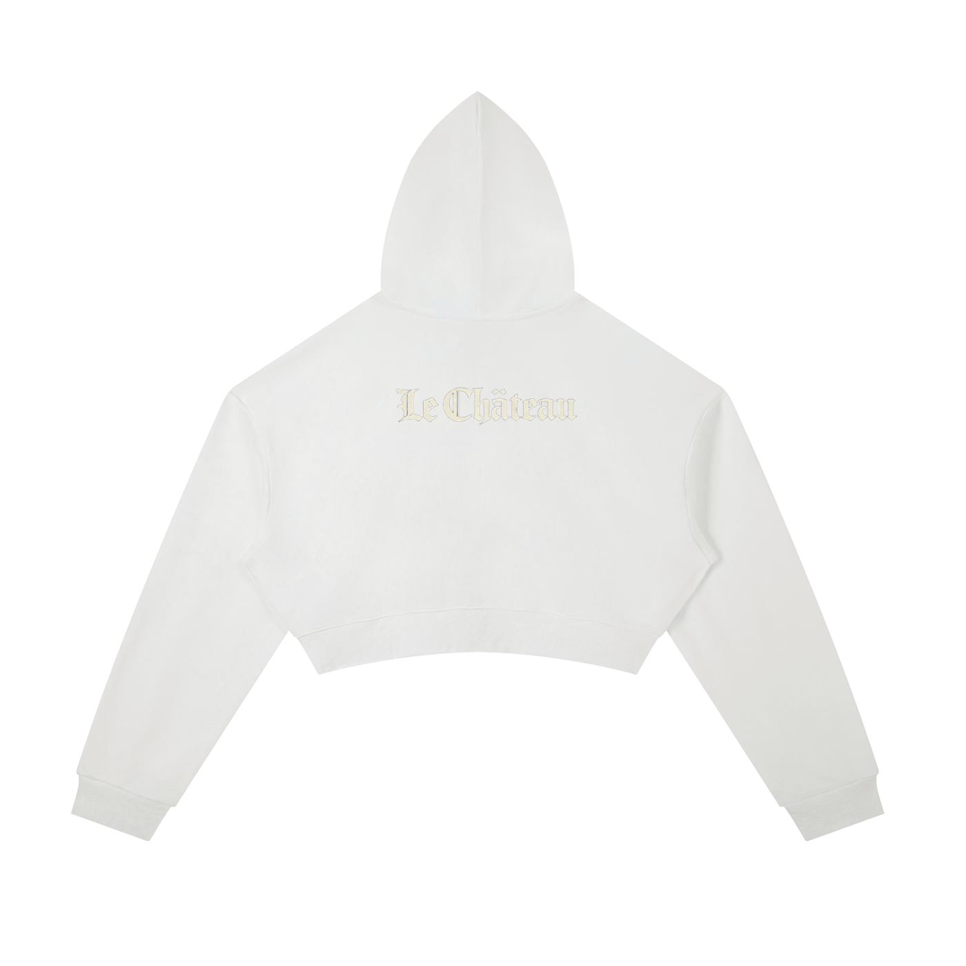 Essential Cropped Zip-Up Hoodie