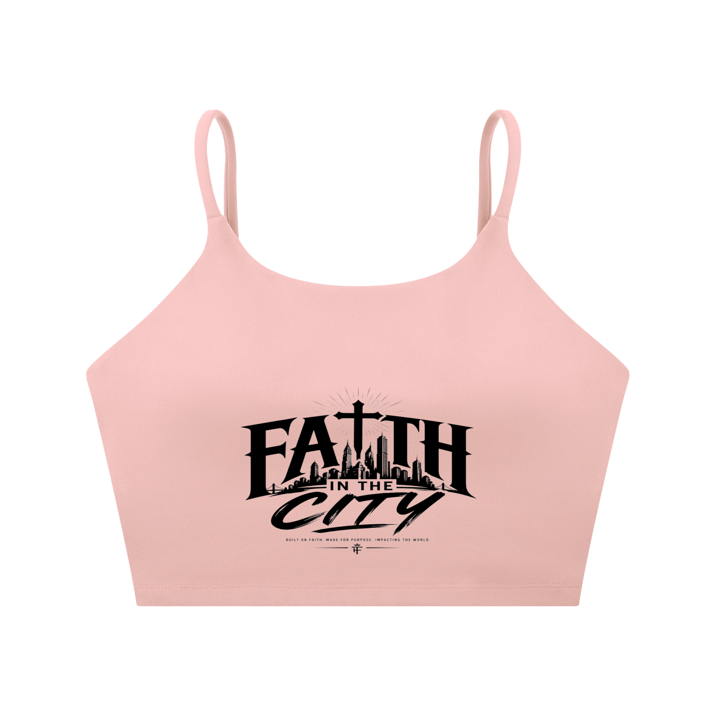 Faith In The City Yoga Sports Bra