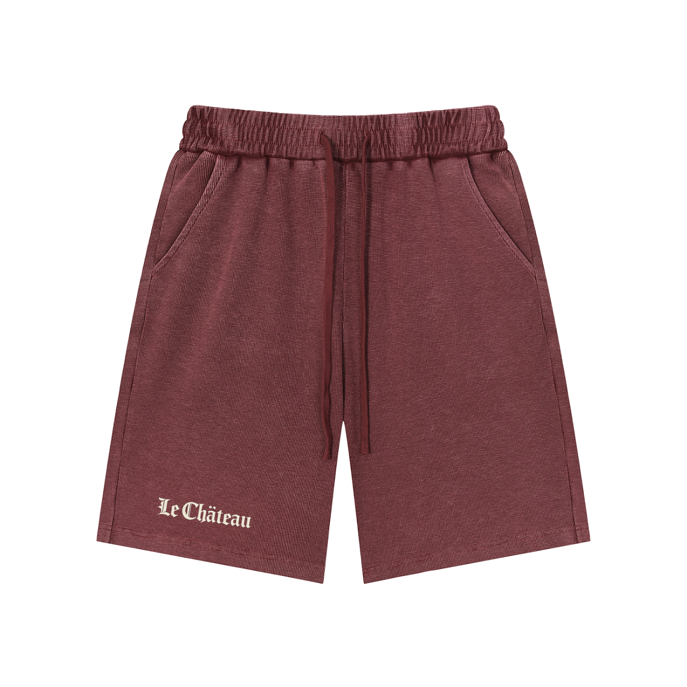 Mineral Wash Waffle Knit Shorts